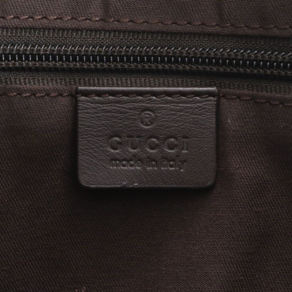 Gucci GG Canvas Leather Tote Shoulder Business Document — view 8