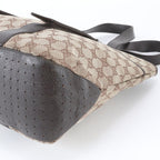 Gucci GG Canvas Leather Tote Shoulder Business Document — view 4