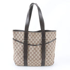 Gucci GG Canvas Leather Tote Shoulder Business Document