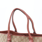 Gucci GG Canvas Heart Bit Leather Tote Shoulder — view 2