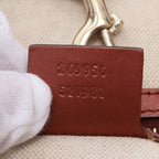 Gucci GG Canvas Heart Bit Leather Tote Shoulder — view 9
