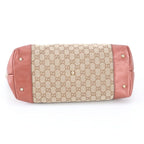 Gucci GG Canvas Heart Bit Leather Tote Shoulder — view 6