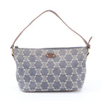 Celine Macadam Triomphe Leather Canvas Handbag Tote