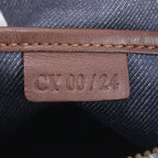 Celine Macadam Triomphe Leather Canvas Handbag Tote — view 9