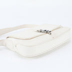 Gucci Jackie 001 Leather Canvas Shoulder Bag Hand — view 5