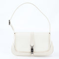 Gucci Jackie 001 Leather Canvas Shoulder Bag Hand
