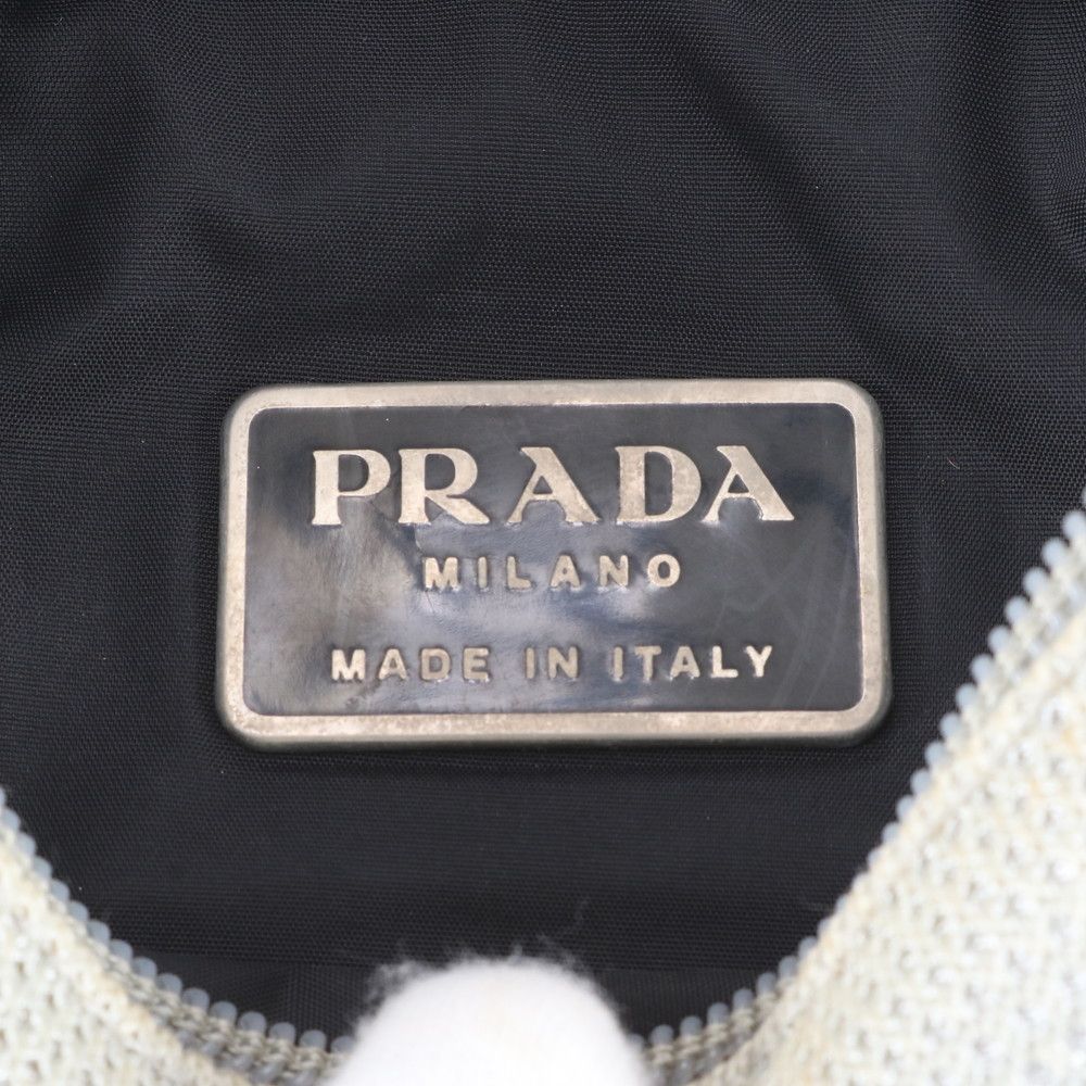 Prada Mesh Shoulder Bag Crossbody Messenger Business Tote Gentleman — view 9