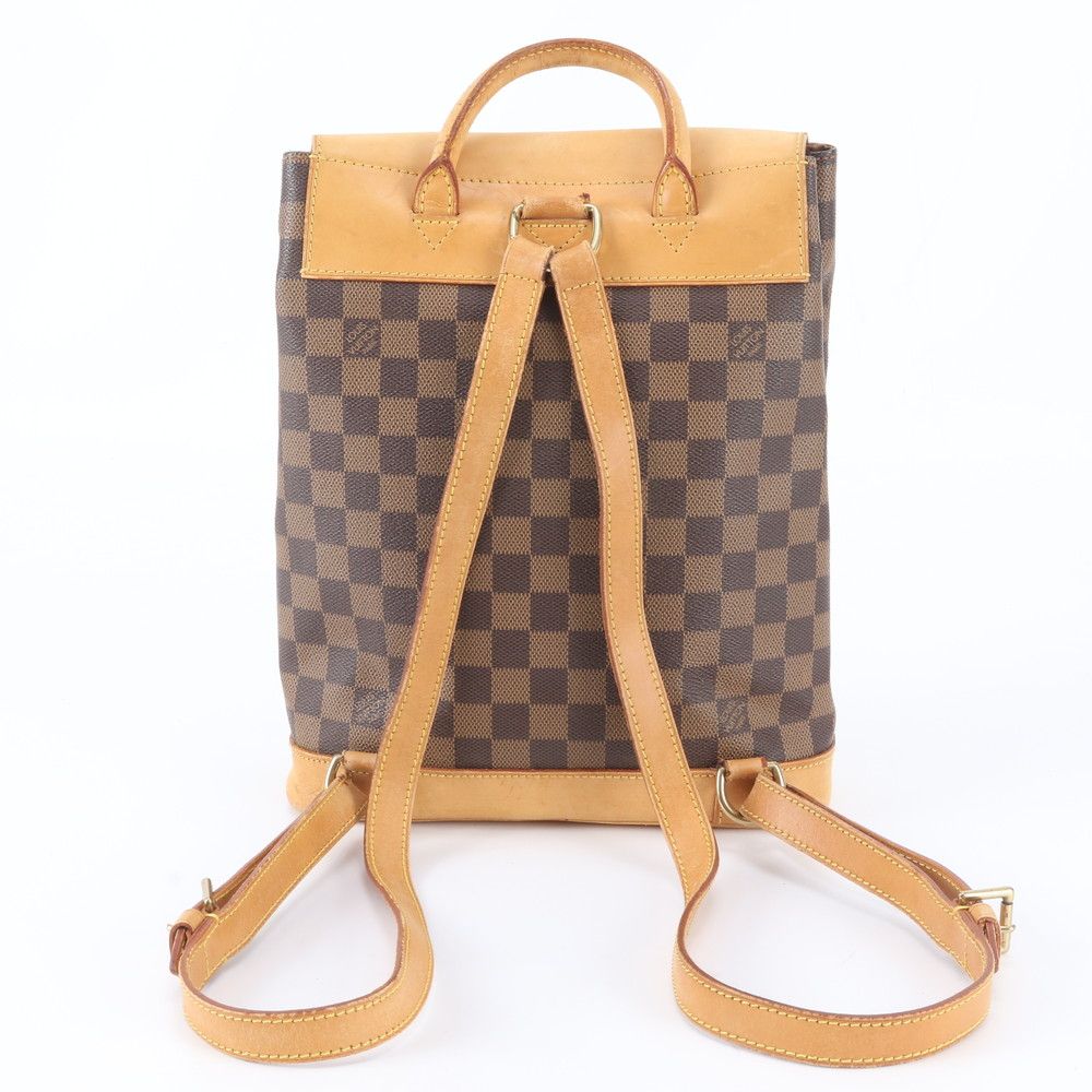 Louis Vuitton Anniversary Limited Damier Harlequin Leather Backpack — view 3