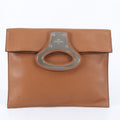 Louis Vuitton Taurillon Leather Portfolio 2-Way Clutch Pouch Tote