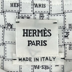 Hermes Short Sleeve T-Shirt 38 M White Black — view 3