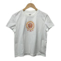 Hermes Short Sleeve T-Shirt 40 M White Orange Multi Crew Neck Cartouche