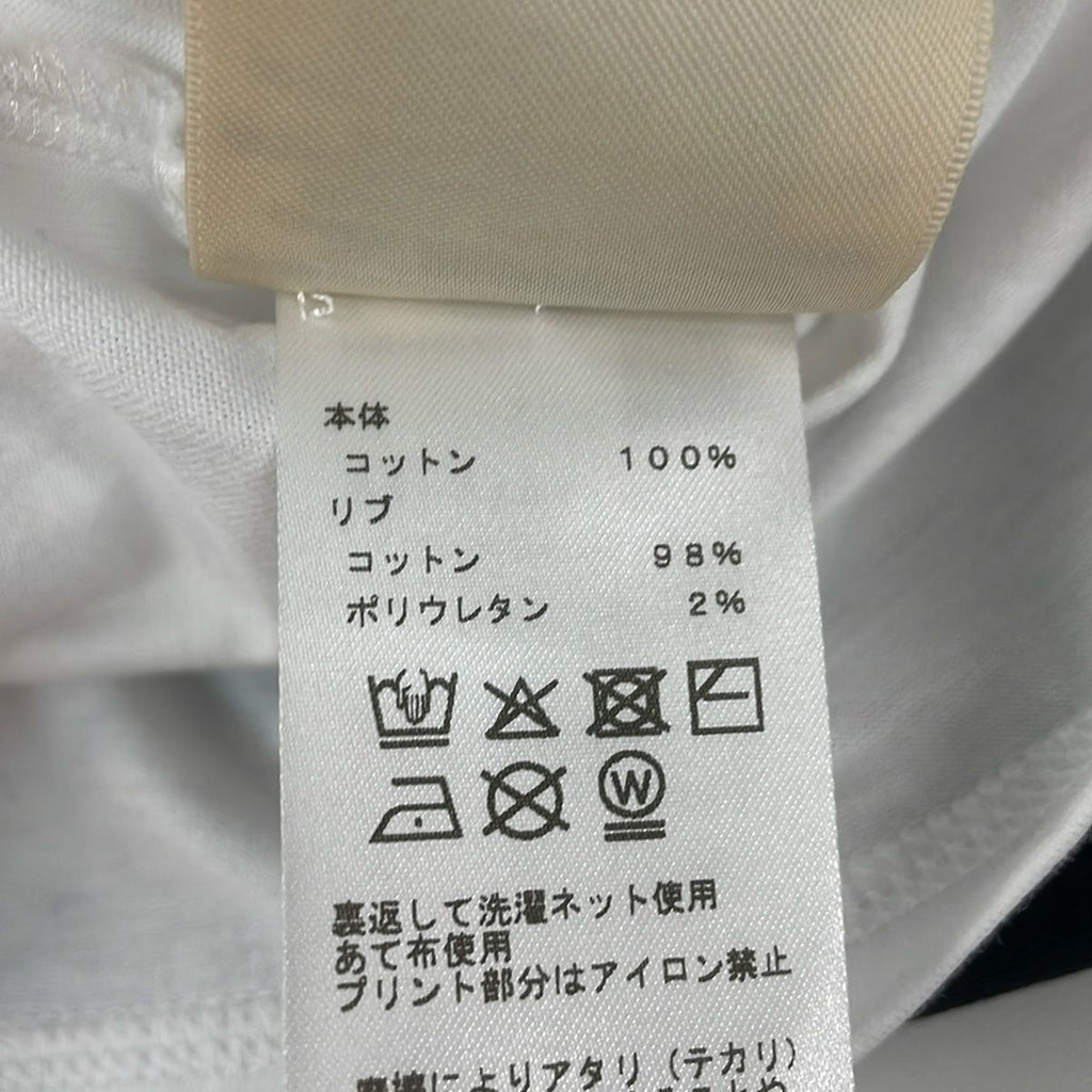 Hermes Short Sleeve T-Shirt 40 M White Orange Multi Crew Neck Cartouche — view 4