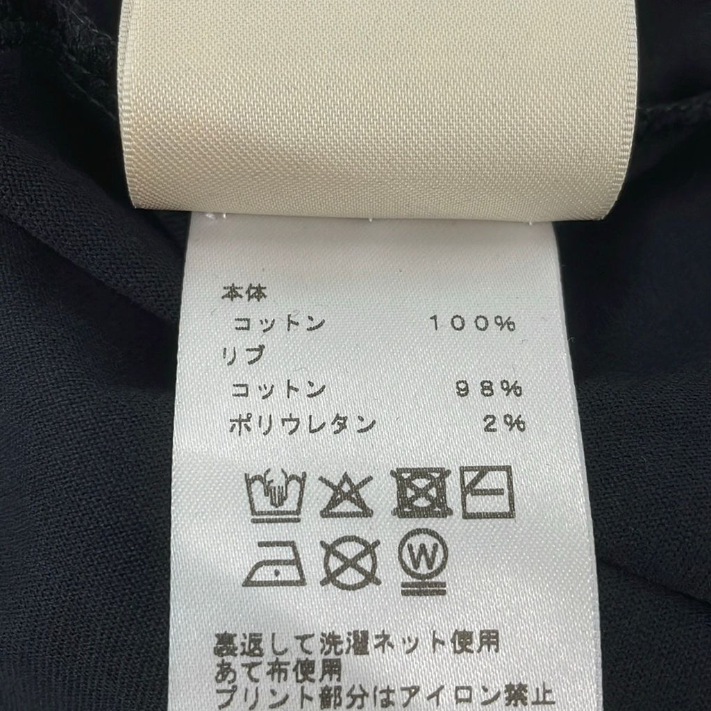 Hermes Short Sleeve T-Shirt 40 M Dark Navy Blue Multi Crew Neck Cartouche — view 4