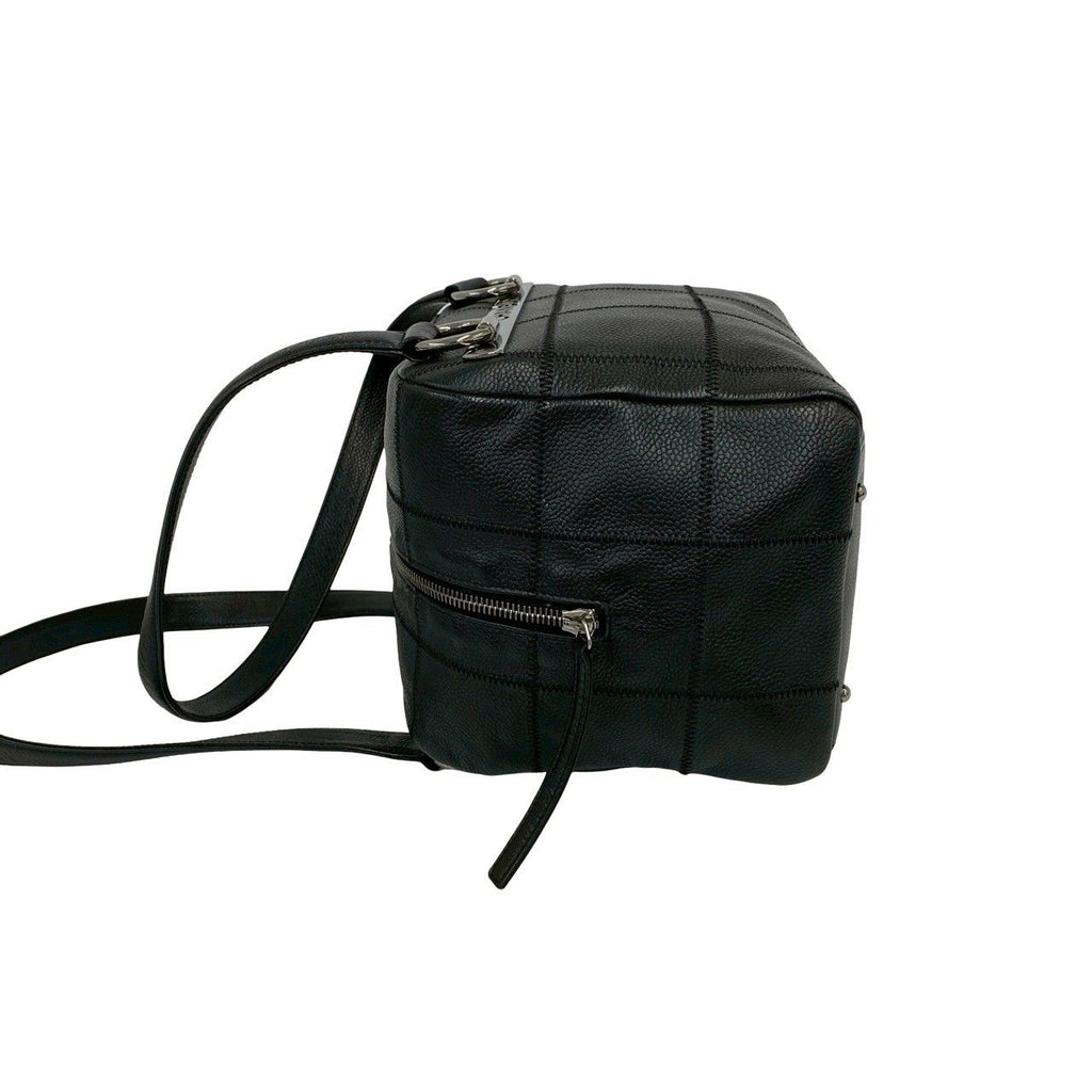 Chanel And Choco Bar Caviar Leather Shoulder Bag Black — view 5