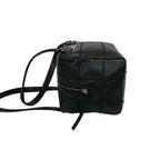 Chanel And Choco Bar Caviar Leather Shoulder Bag Black — view 5