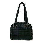 Chanel And Choco Bar Caviar Leather Shoulder Bag Black — view 3