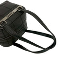 Chanel And Choco Bar Caviar Leather Shoulder Bag Black — view 4