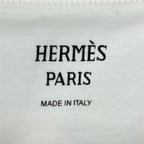 Hermes Short Sleeve T-Shirt 34 S White Dark Gray Yellow Crew Neck Palfuroire — view 3