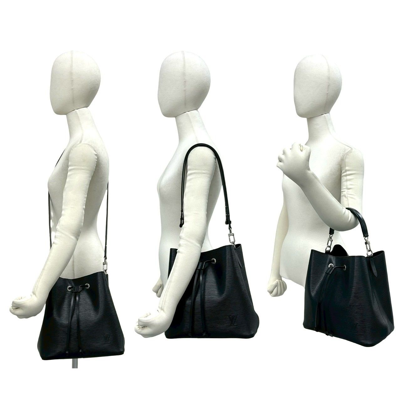 Louis Vuitton Neo Noe Epi Leather 2-Way Shoulder Bag Black Noir — view 2