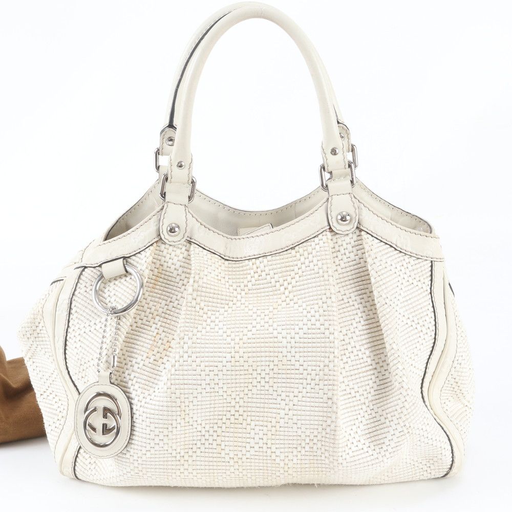 Gucci Diamante Ski Leather Tote Shoulder Hand