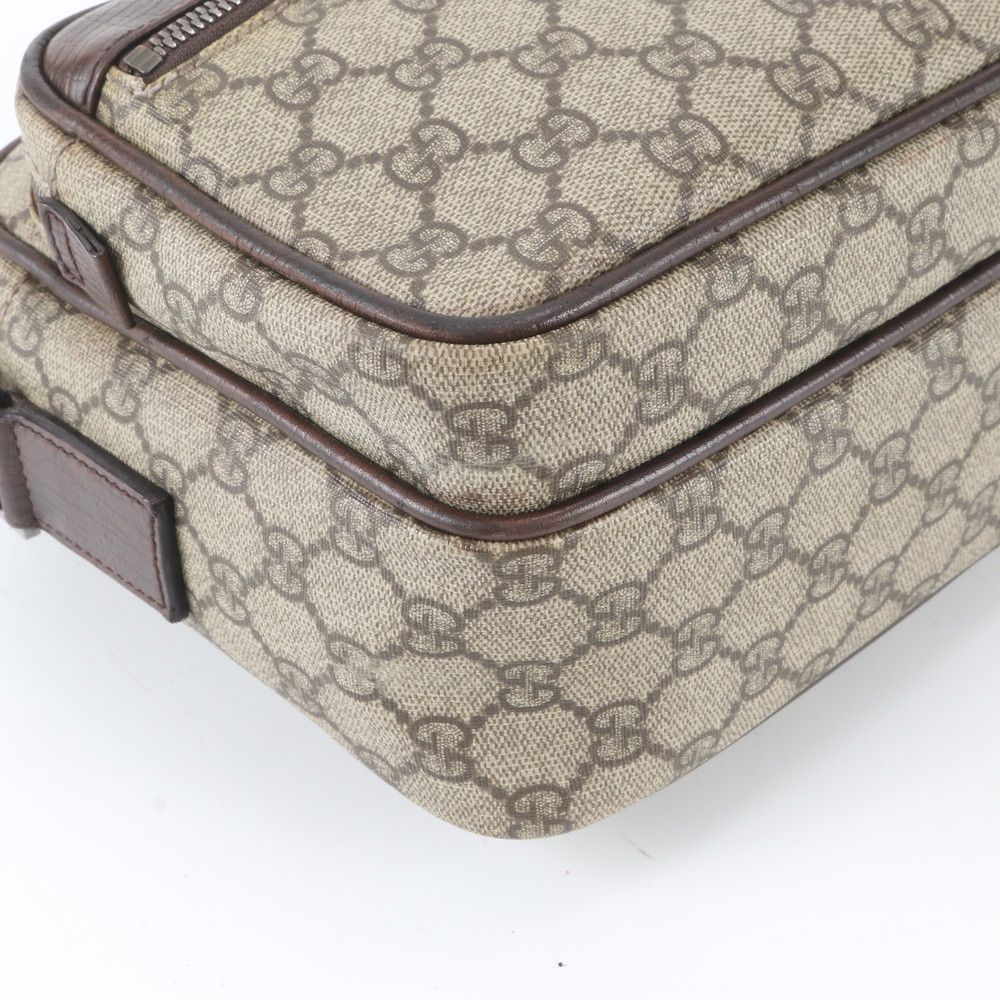 Gucci GG Supreme Leather Shoulder Bag Crossbody Messenger Business Tote — view 5