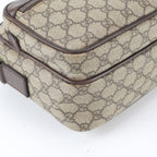 Gucci GG Supreme Leather Shoulder Bag Crossbody Messenger Business Tote — view 5