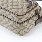 Gucci GG Supreme Leather Shoulder Bag Crossbody Messenger Business Tote — view 4