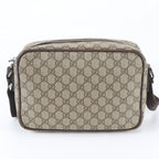 Gucci GG Supreme Leather Shoulder Bag Crossbody Messenger Business Tote — view 3