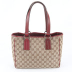Gucci GG Canvas Leather Tote Shoulder Hand — view 3