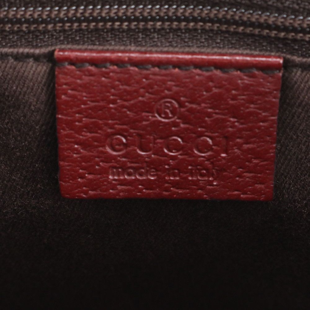 Gucci GG Canvas Leather Tote Shoulder Hand — view 8