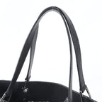 Gucci GG Canvas Leather Tote Shoulder Hand Black — view 2