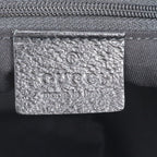 Gucci GG Canvas Leather Tote Shoulder Hand Black — view 8
