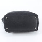 Gucci GG Canvas Leather Tote Shoulder Hand Black — view 6