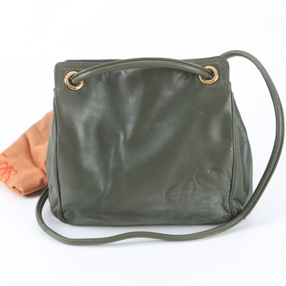 Loewe Anagram Nappa Leather 2-Way Shoulder Bag Crossbody