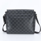 Louis Vuitton Damier Graphite District PM Leather Shoulder Bag Crossbody — view 3