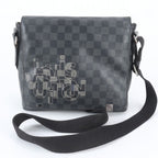 Louis Vuitton Damier Graphite District PM Leather Shoulder Bag Crossbody