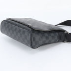 Louis Vuitton Damier Graphite District PM Leather Shoulder Bag Crossbody — view 4