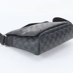 Louis Vuitton Damier Graphite District PM Leather Shoulder Bag Crossbody — view 5