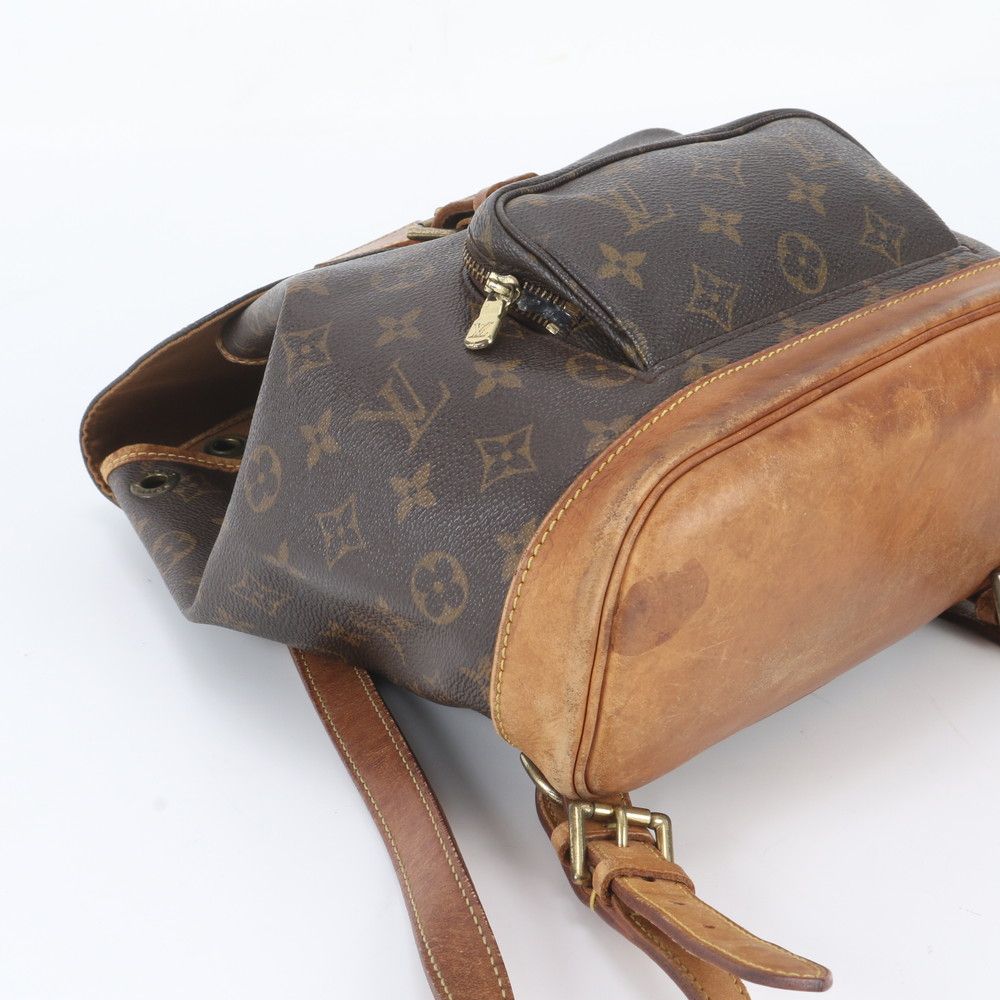 Louis Vuitton Monogram Montsouris MM Leather Backpack Shoulder Bag — view 5
