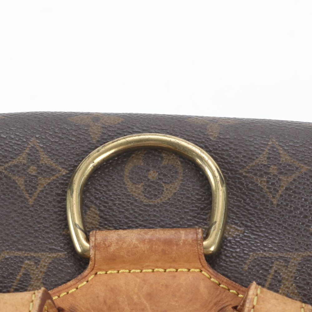 Louis Vuitton Monogram Montsouris MM Leather Backpack Shoulder Bag — view 3