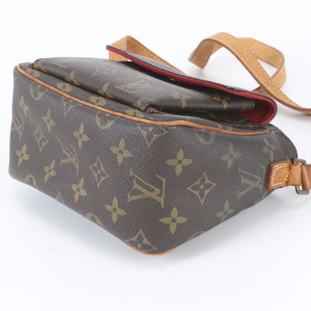 Louis Vuitton Monogram Viva-Cite PM Leather Shoulder Bag Crossbody — view 4