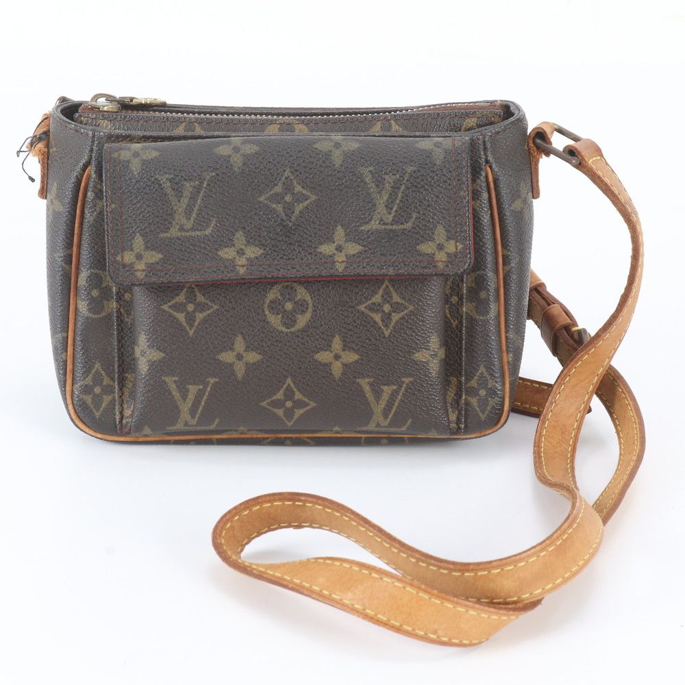 Louis Vuitton Monogram Viva-Cite PM Leather Shoulder Bag Crossbody