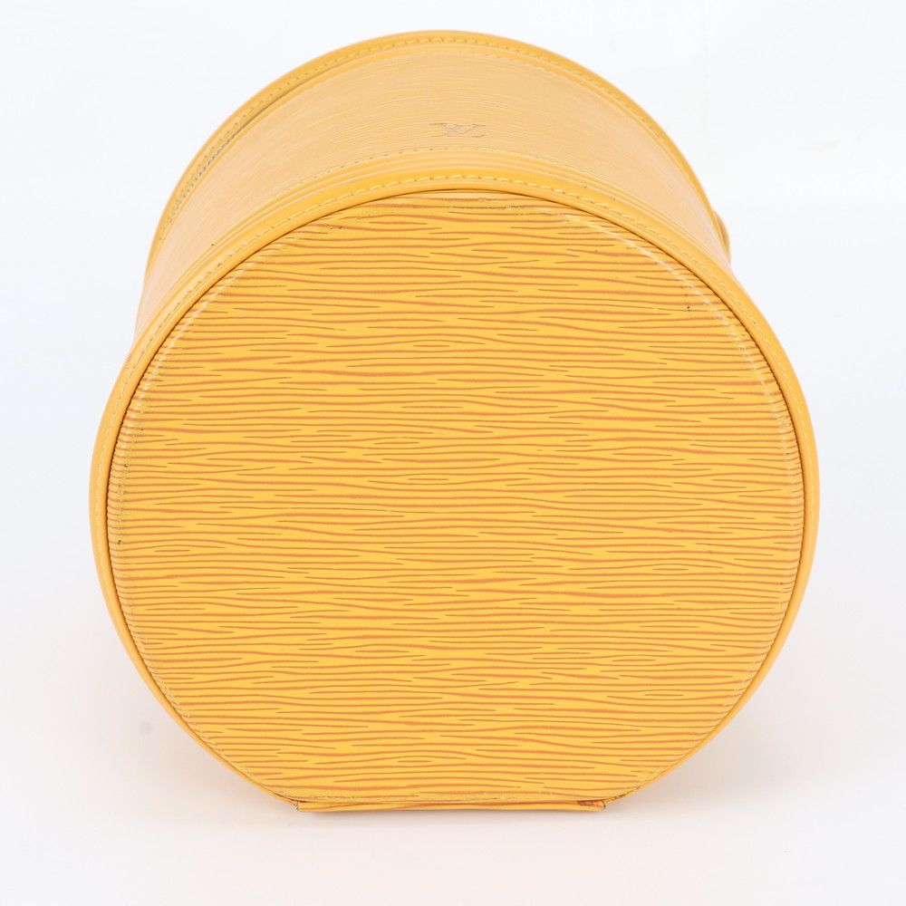 Louis Vuitton Epi Cannes Tassili Yellow Vanity Leather Handbag — view 6