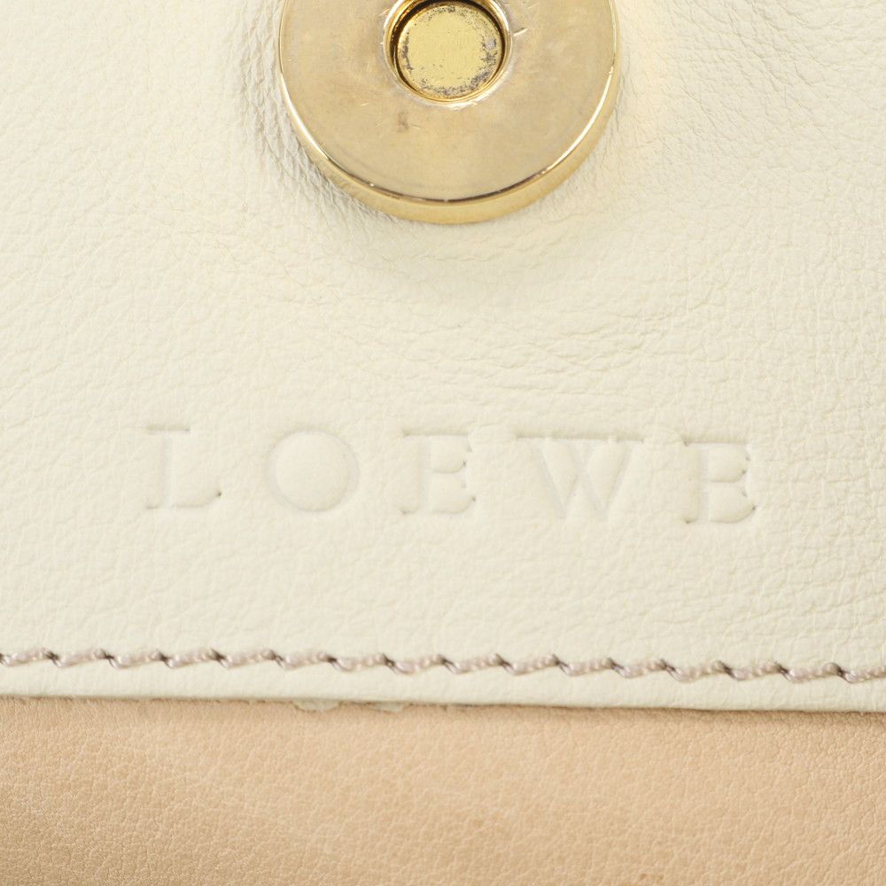 Loewe Vintage Anagram Leather Tote Shoulder Hand — view 8