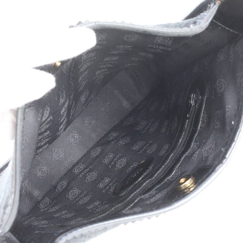 Loewe Anagram Leather Shoulder Bag Hand — view 7