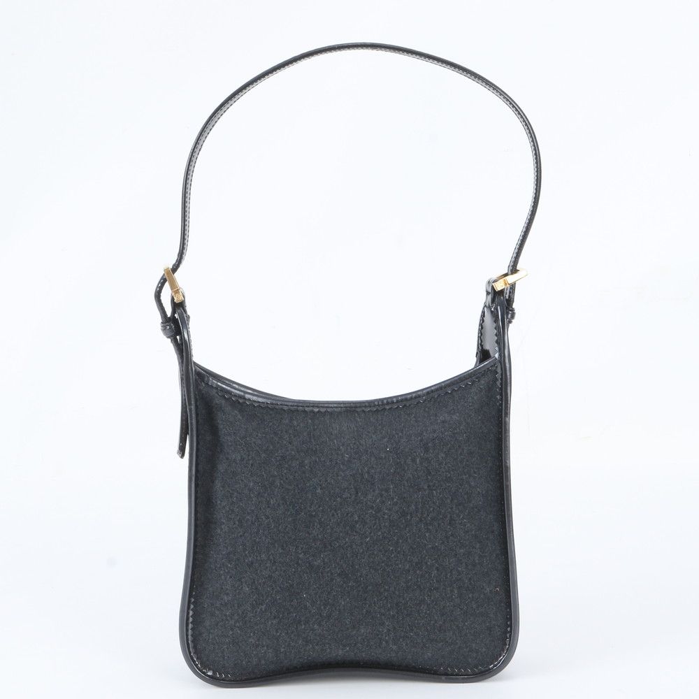 Loewe Anagram Leather Shoulder Bag Hand — view 3