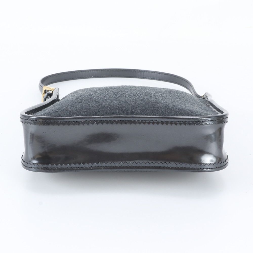 Loewe Anagram Leather Shoulder Bag Hand — view 6