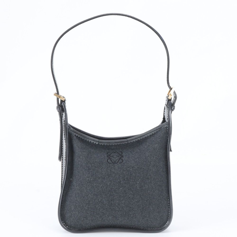 Loewe Anagram Leather Shoulder Bag Hand