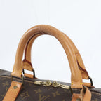 Louis Vuitton Monogram Keepall 55 Leather Boston Bag Tote Carry — view 2