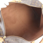 Louis Vuitton Monogram Keepall 55 Leather Boston Bag Tote Carry — view 7